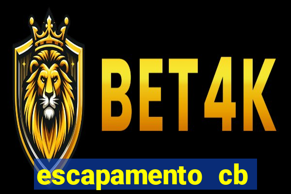 escapamento cb twister 250